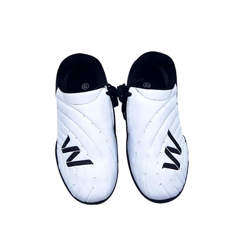 Taekwondo Shoes For Male Female Kids Adult Wtf Pu Leather Breathable