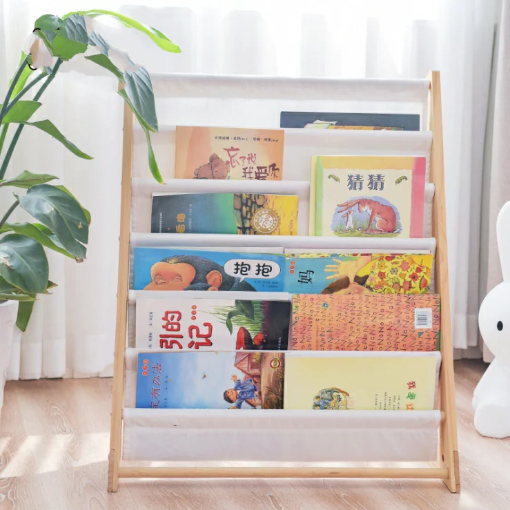 Gran Oferta De Estantería De Madera Para Niños,Eslinga De Madera