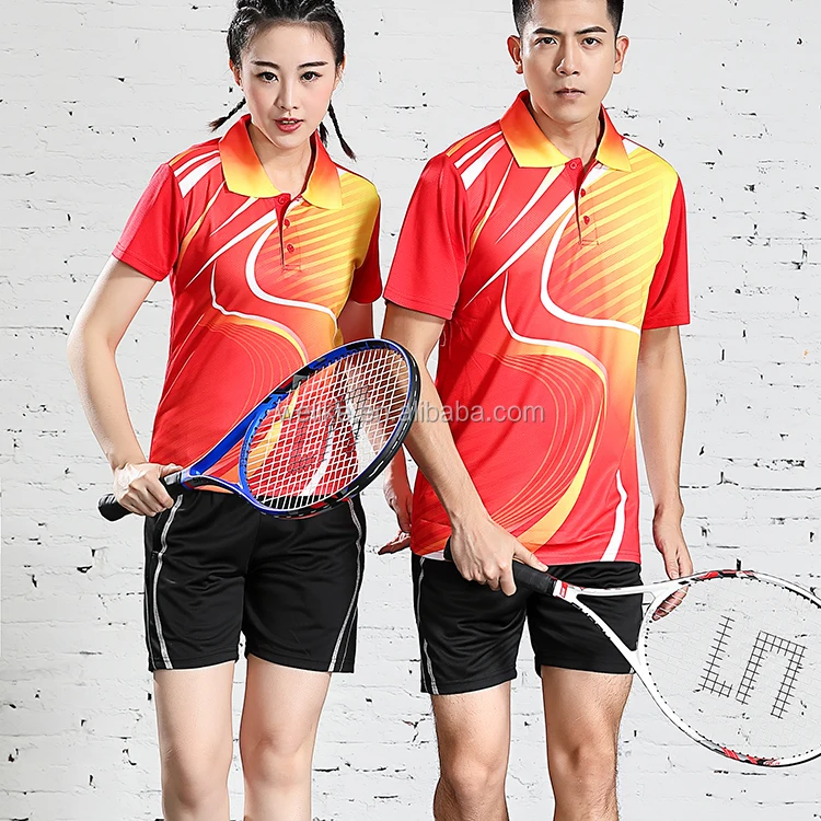 Wholesale High quality material New design Tennis shirts Badminton