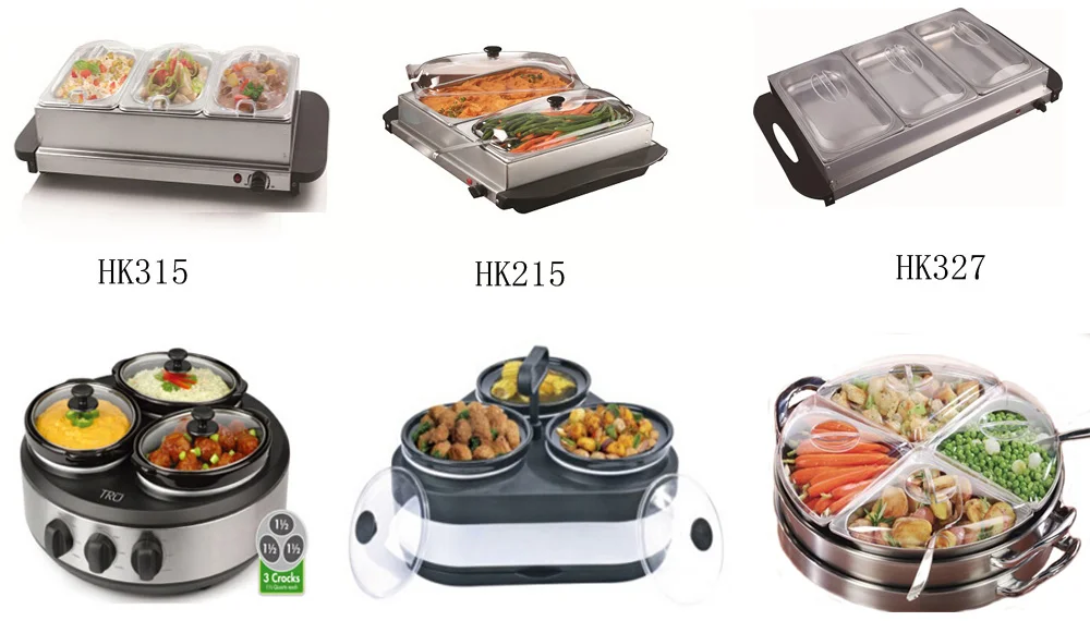 ホットフードスチールビュッフェウォーマー機器ビュッフェセット
