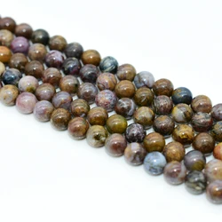 Trade Insurance 4/6/8/10/12mm High Grade Natural Peter Stone Loose Beads