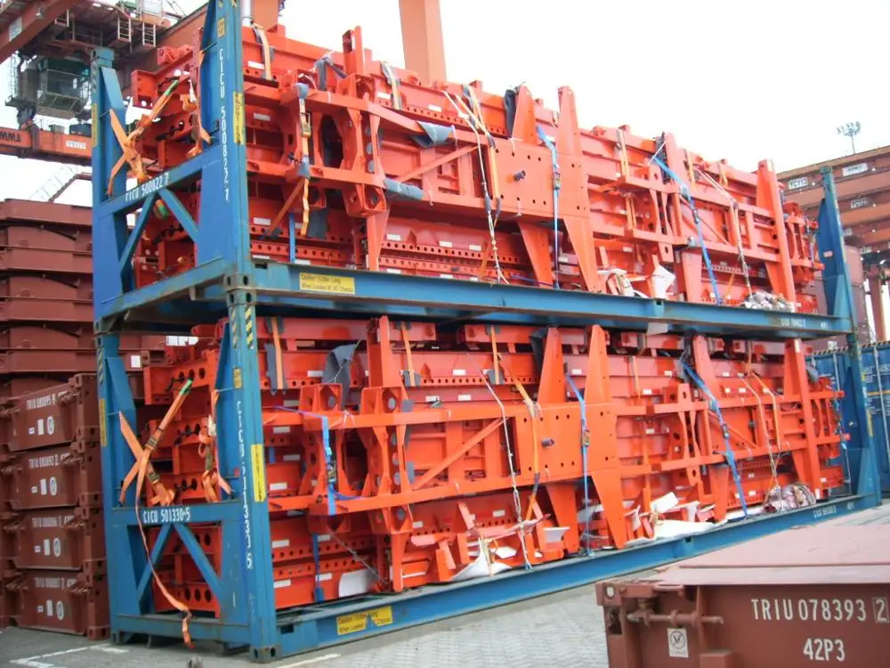 用于集装箱装载的平板半挂车