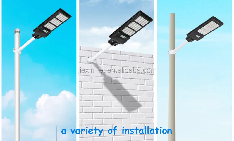 High Efficiency IP65 Solar Panel 90W150W 200W Integrated All In One Led Solar Street Light