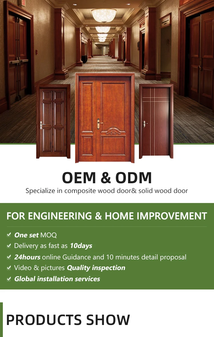 Modern wooden house design wood solid slab sliding barn door for living room