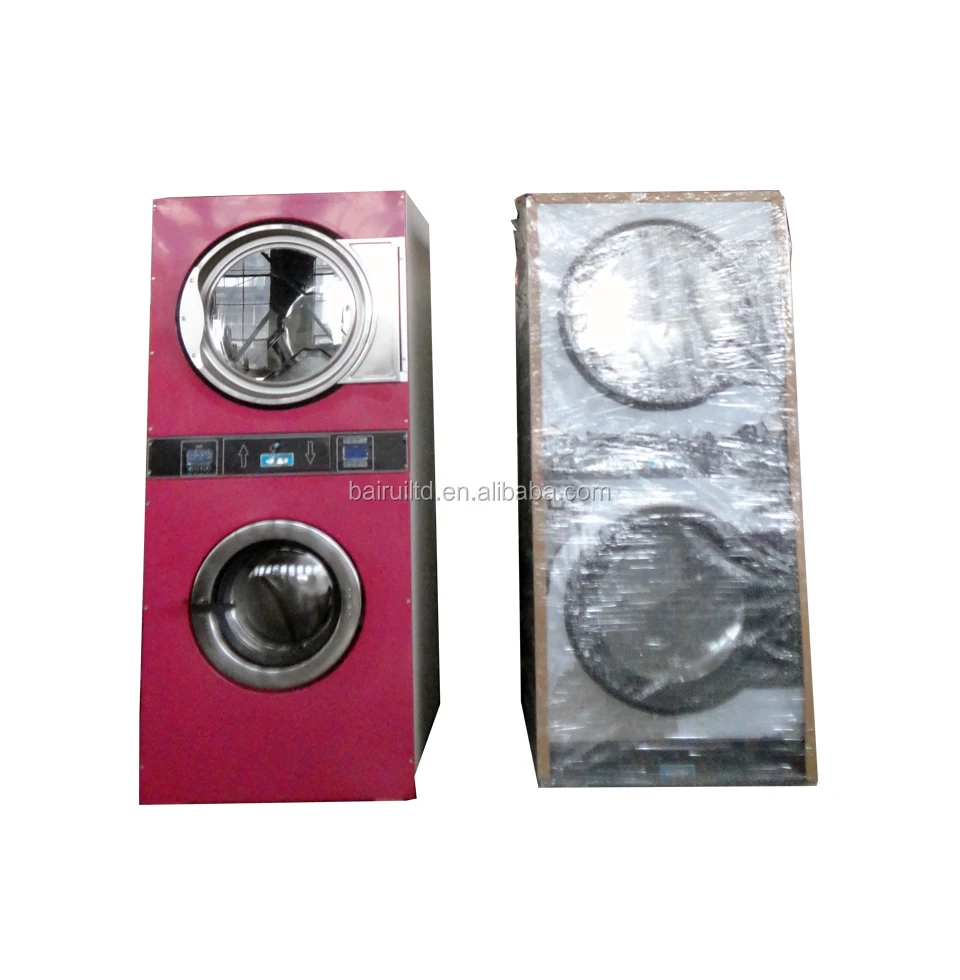 Automatic Stainless Lpg Gas Option Stack Dryer And Dryer Machines Buy