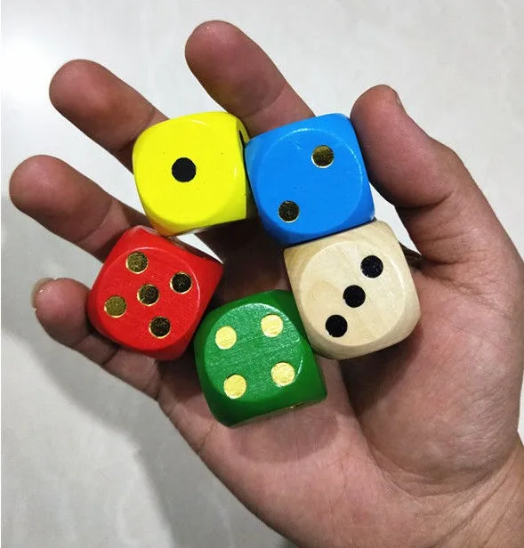 Customized Solid Chinese Cherry Wooden Dice - Buy Wooden Dice 40mm ...