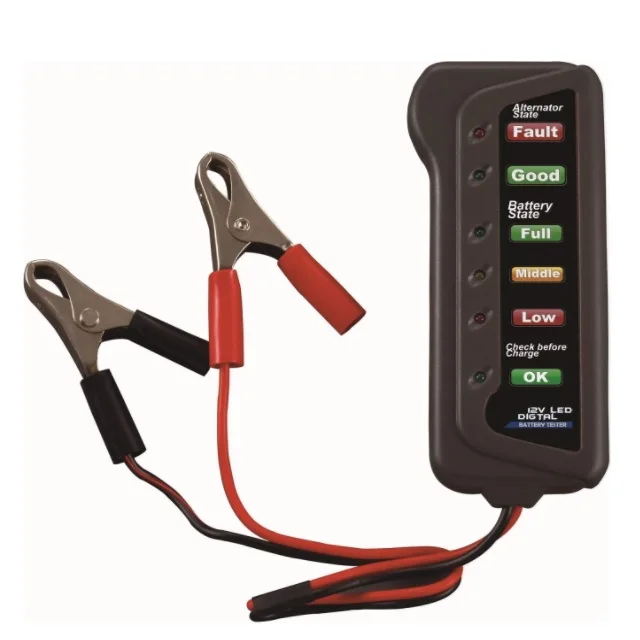 Best Selling Auto Battery Tester 12v Car Digital Battery Tester With 6