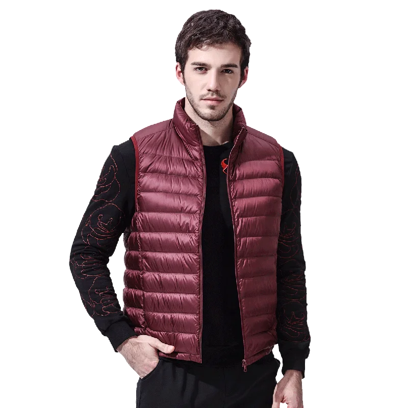 No Collar Down Vest Clearance, 51% OFF 