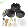 YumuQ 2-3Person 10pcs Lightweight Hiking Outdoors Camping Cookware / Cookset / Mess Kit