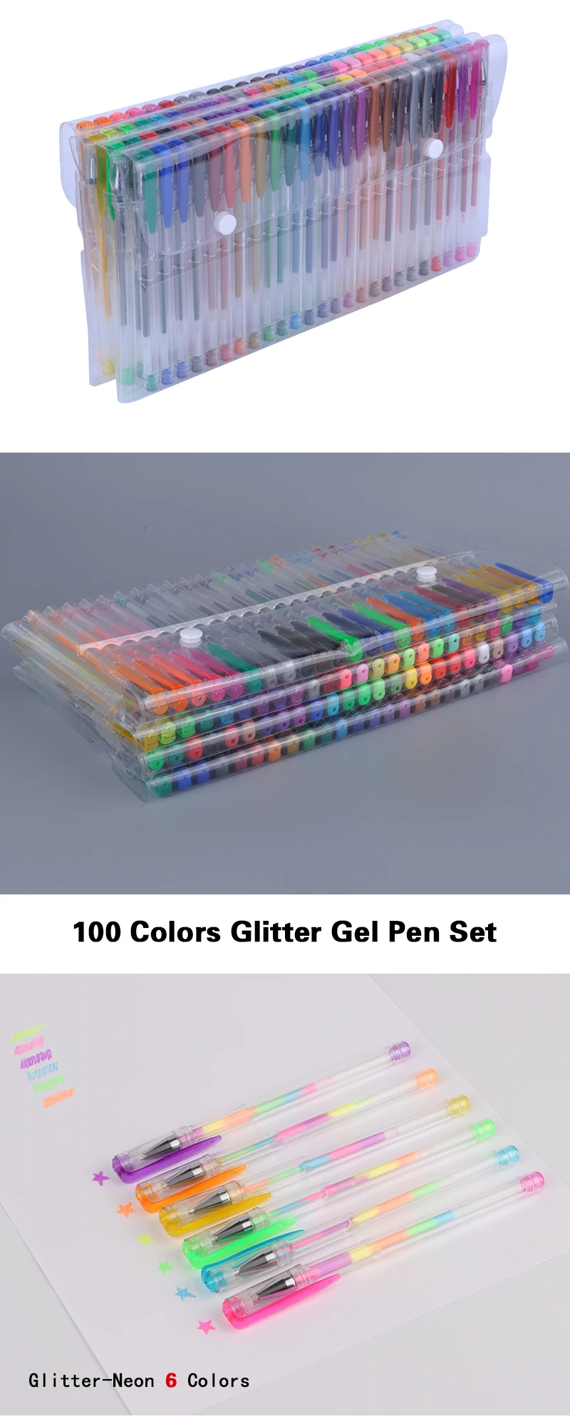 hot selling 100 unique colors glitter