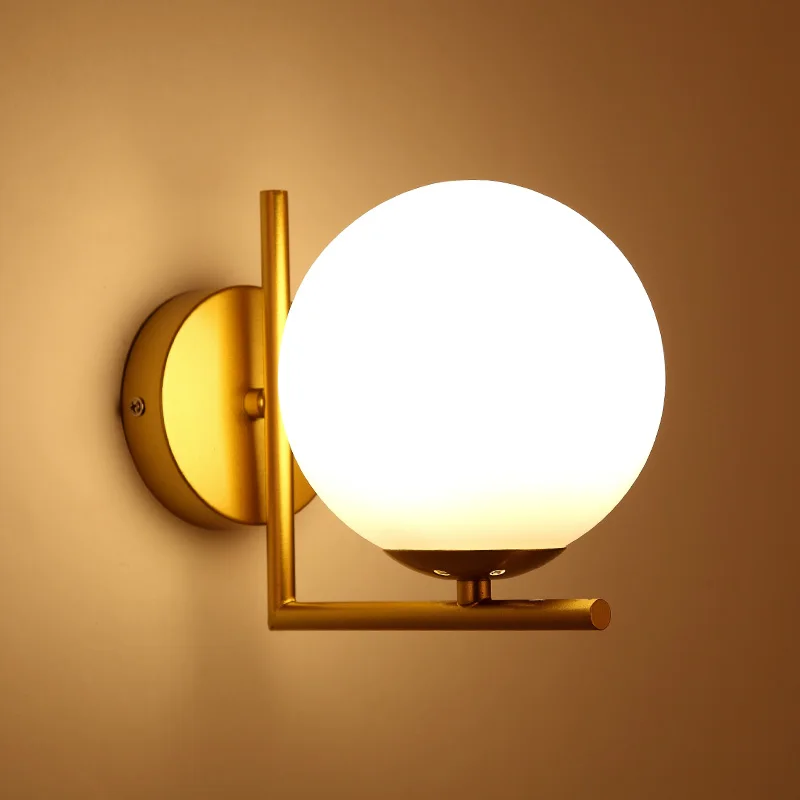 2021 new arrival best seller fashion design decoration morden wall light  yellow base hanging wall lamp