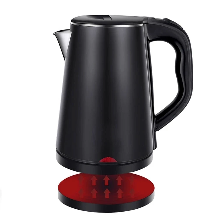Electrodomésticos De Cocina De Acero Inoxidable De Doble 1.8l Hervidor De Agua A Hervir Agua Caliente Con Buena