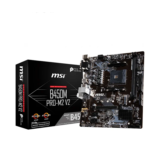 b450m pro-m2 v2 for msi motherboard desktop computer motherboa
