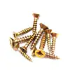 Carbon steel Cross recessed countersunk head wood screws chipboard screw with yellow zinc plated #4 #5 #8 #10 3.2 4.2 6.3 4.8
