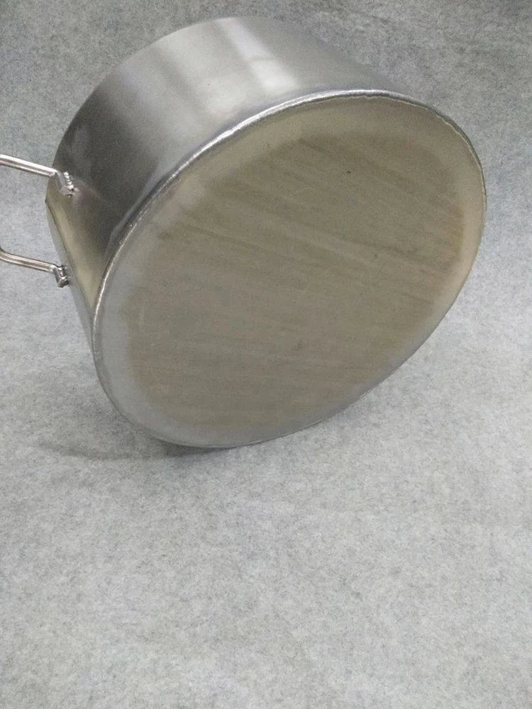 titanium barrel for metallurgical equipment