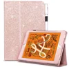 Case for iPad Mini 5 Case, Glitter Sparkly Slim Folio Stand PU Leather Case Smart Cover for iPad Mini 5 7.9 inch, Rose Gold