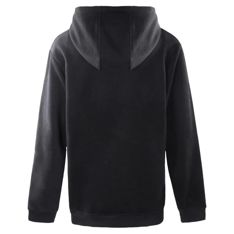 Custom Black 400 Gsm Long Sleeve Cotton Polyester Hoodies - Buy Cotton ...