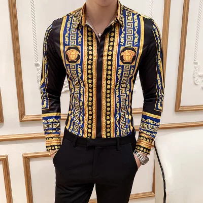 Mens Designer Shirts Hot Sale Long 