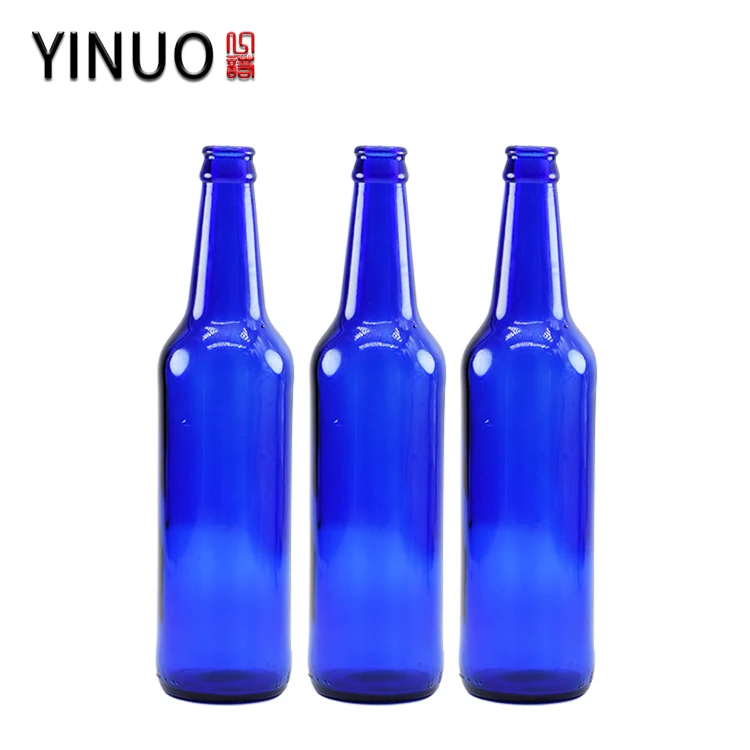 Wholesale Empty Blue 500ml 0.5l Longneck Glass Beer Bottles Buy