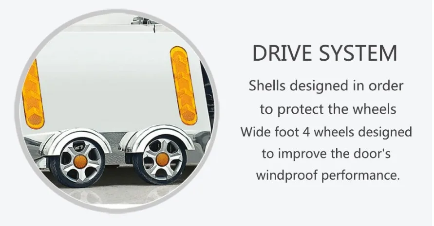 Jinjiahao-puerta Retráctil Plegable De Acero Inoxidable Para Coche