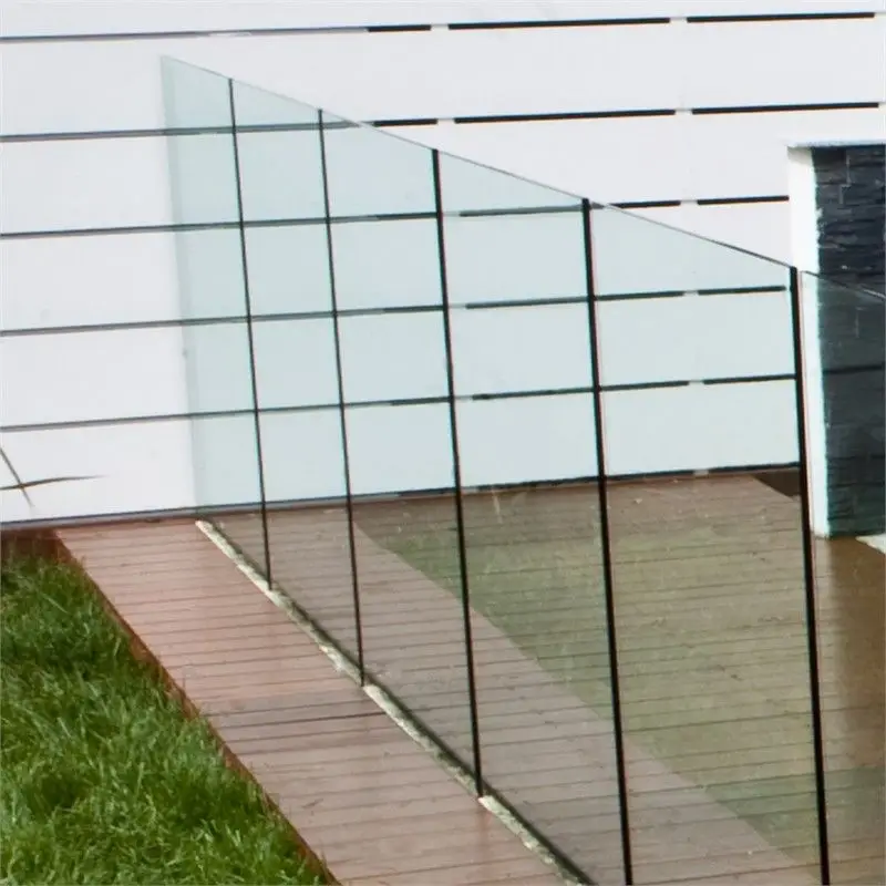 Tempered Glass Frameless Stainless Standard Size Glass Fence for Pool Balcony China Manufacturer