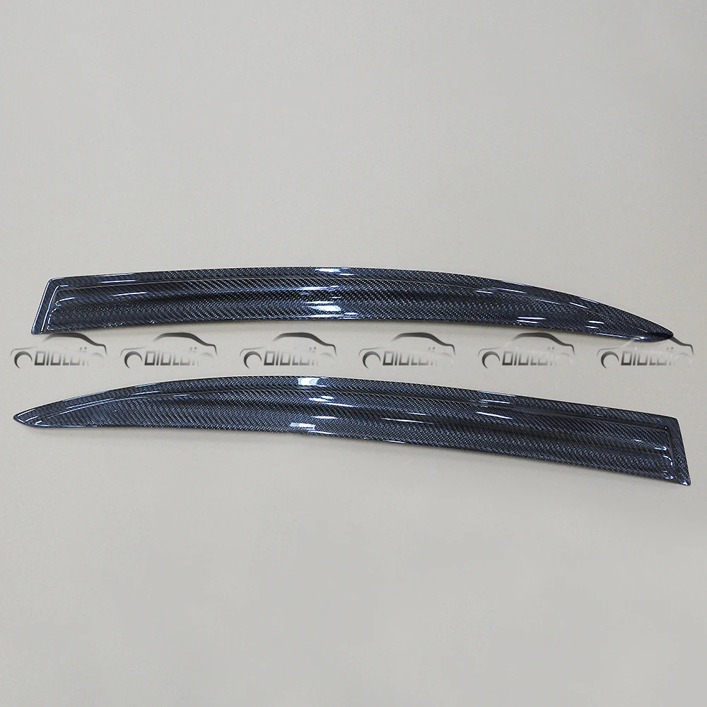 Carbon Fiber Window Visor Sun Rain Guard Shield Injection Door Visor For Honda Civic Type R 2009