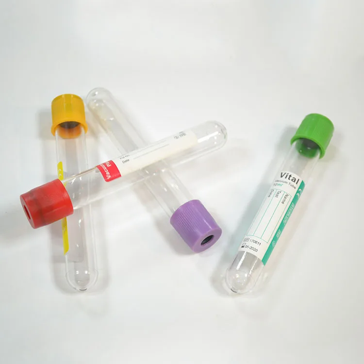 Medical Consumable Glass And Pet Disposable Vacuum Blood Collection Tube