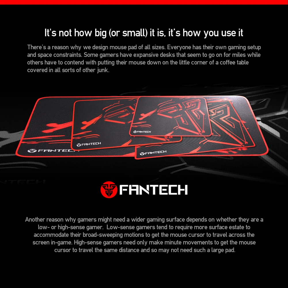 Fantech Mp44 Sven Professional Big Size Gaming Extend Mousepad Custom
