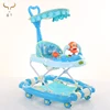 Newborn 4 in 1 baby walker hot selling luxury old style folding rotating baby walker used luxury baby walker with music for sale