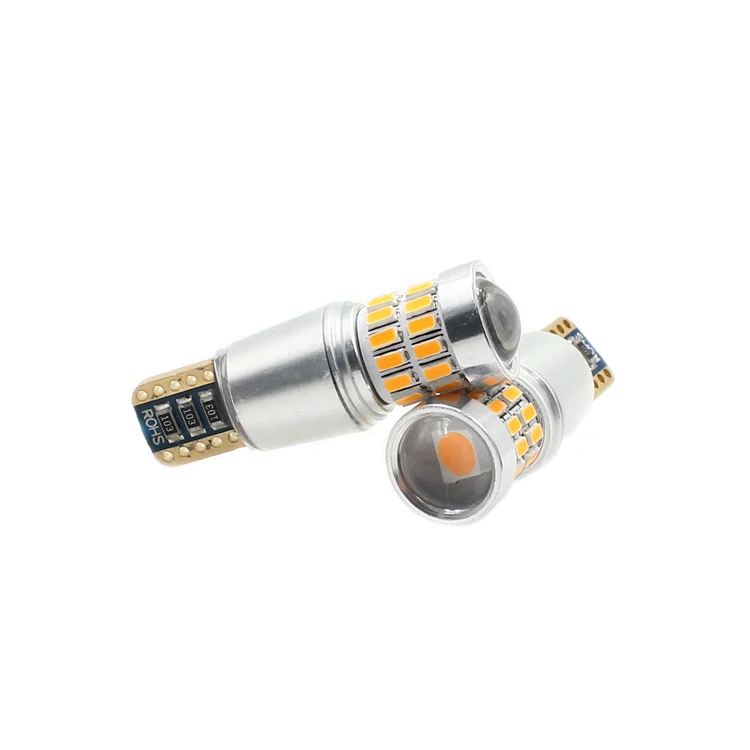 T10 LED lamps Canbus 28SMD 3014 + 3030 9-30V yellow amber 194 168 W5W T10 501 LED Car Clearance interior lights T10 bulbs