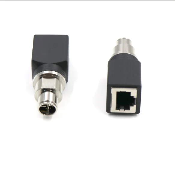 D Coded 4 Pin M12 Male To Rj45 Jack Connector Adapter Buy M12 To Rj45 Female Connector4 Pin 3754