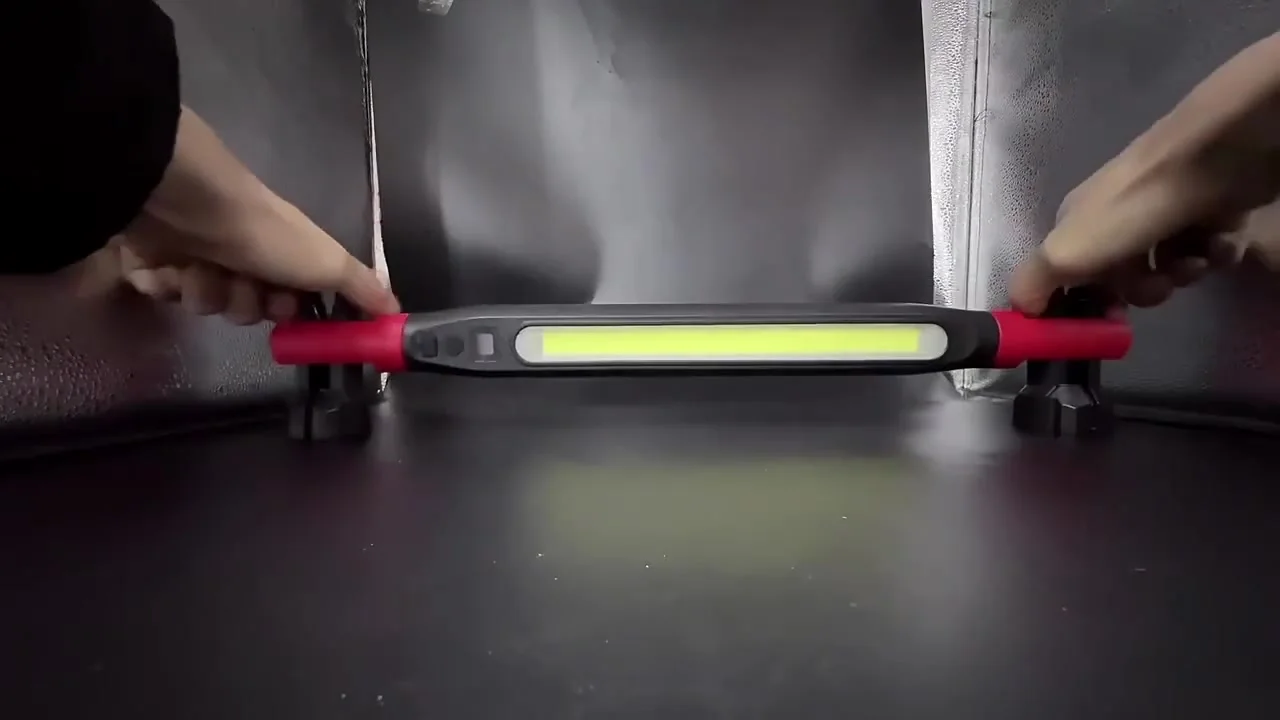 Car Repair Working Flashlight - 360° Rotatable COB Light, USB-C