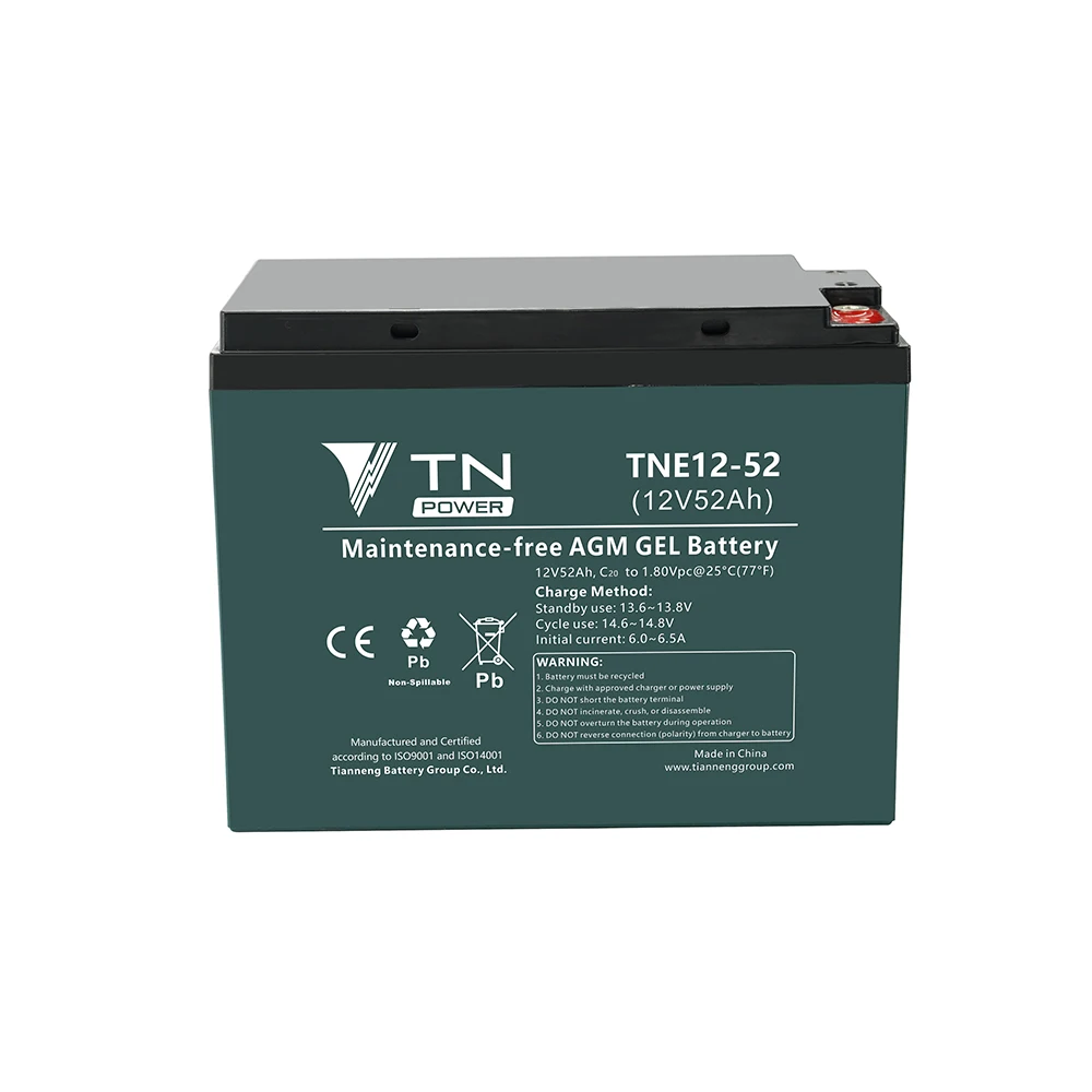 Lead Acid Agm Vrla Electric Bike Tricycle Battery Maintenance Free Deep