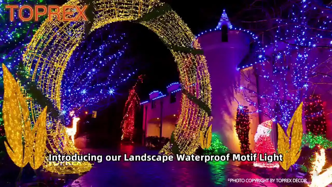 Large Outdoor Waterproof LED Snowflake Lights for Halloween