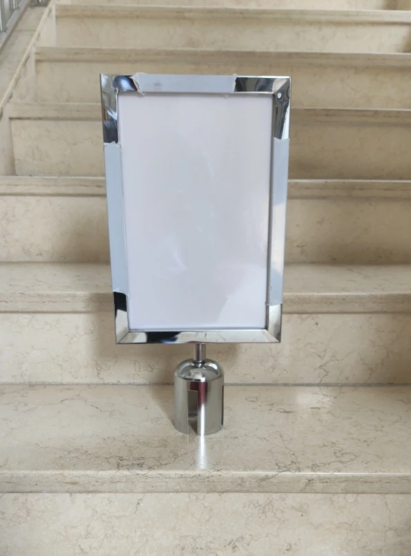 High Quality Black Silver Golden Metal Cast Iron Base Modern Queue Line Crowd Control Traffic Barrier Retractable Belt Stanchion