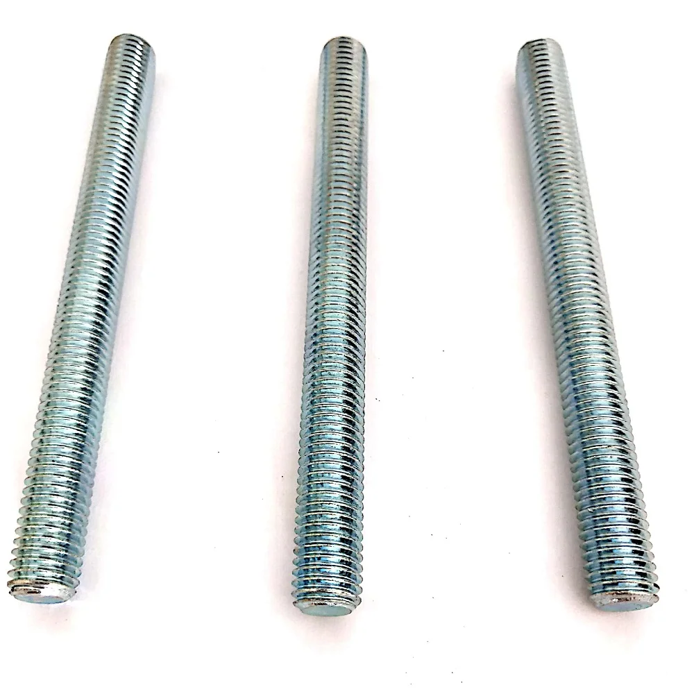 
China Professional Fastener ASTM A307 THREADED ROD Gr2 ZINC PLATED STUD ROD 