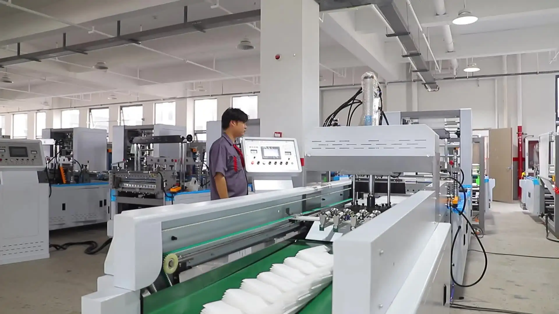 ZXL-A700 Automatic Polypropylene T-Shirt D Cut Bag Maker