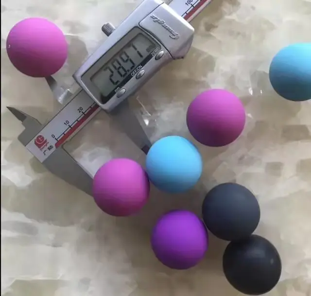 18.09mm Pink Rubber Coated Steel Balls Buy Colored Rubber Coated