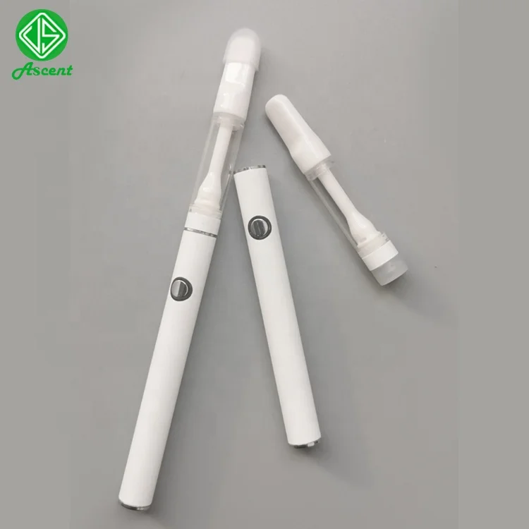 
510 foiled white battery bottom charging with variable voltage rechargeable battery for C101 cartridge all ceramic 