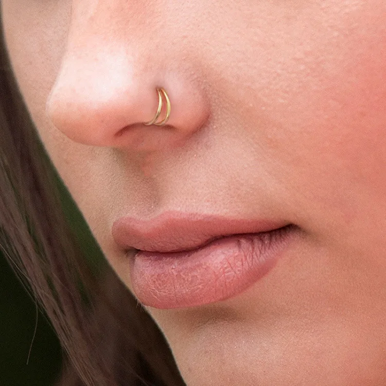 Pierced nation nose hoops deals