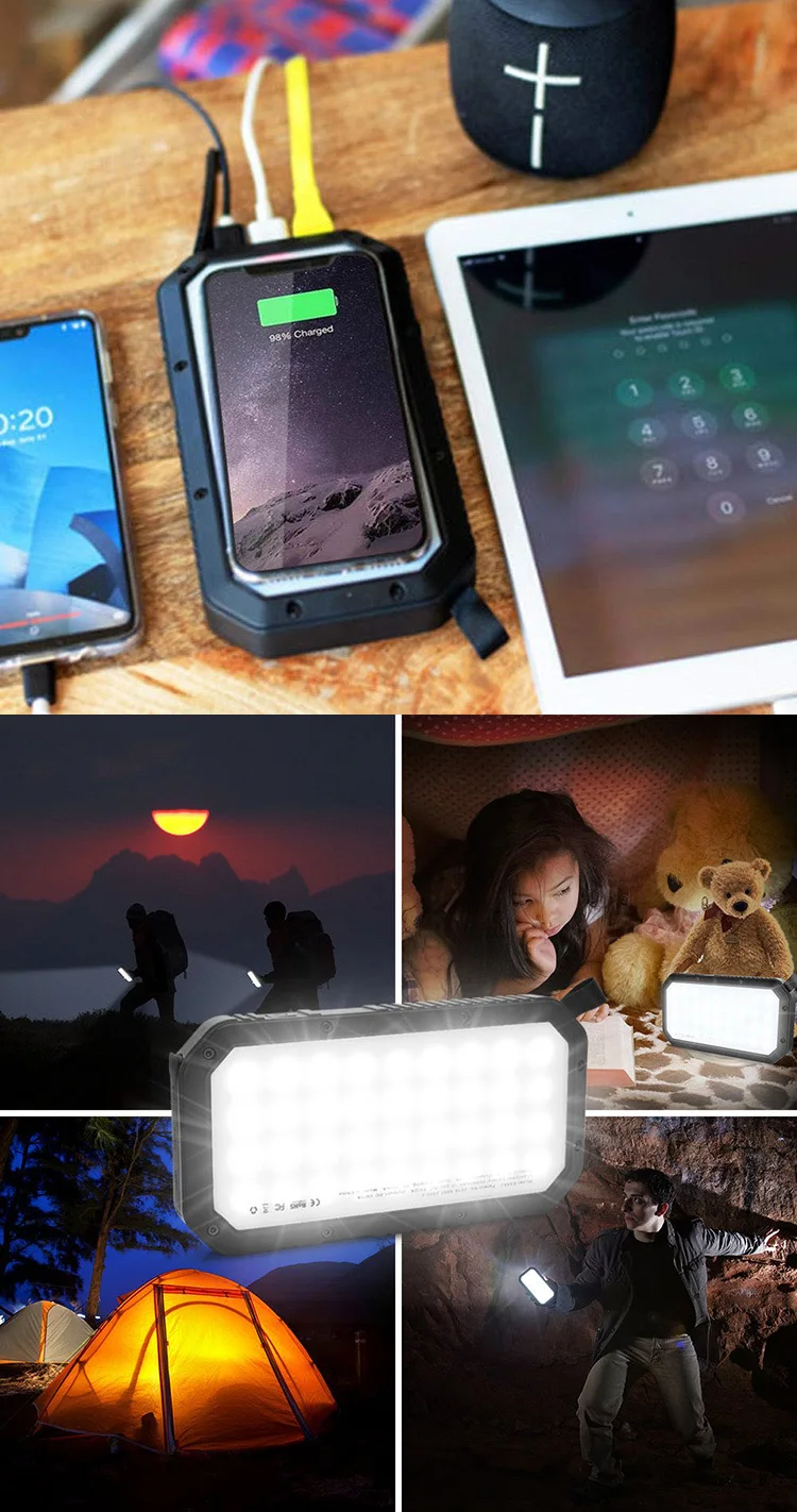 Wireless Mobile Solar Usb Power Bank Charger 30000 mah - ANKUX.COM