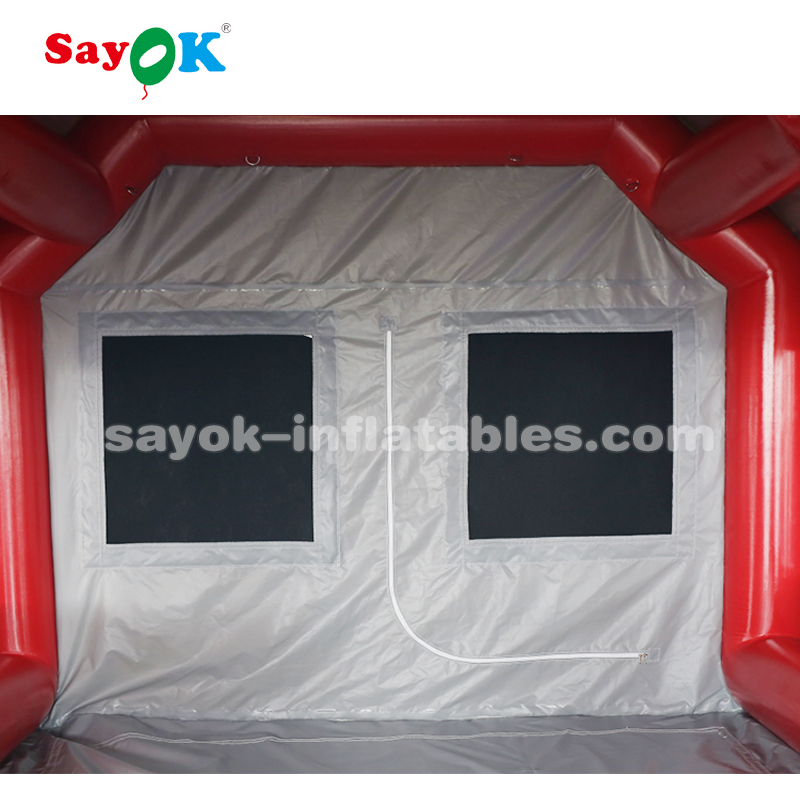 Pop Up Spray Booth Big Size 8m Retractable Inflatable Paint Booth