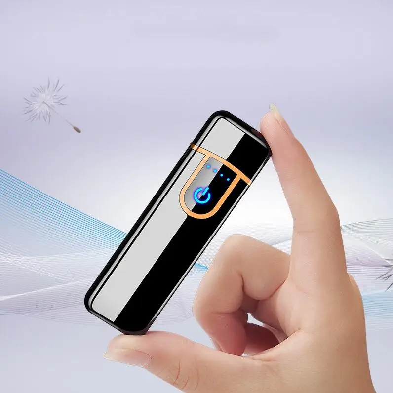 Usb Charging Heat Coil Lighter,Creative Metal Windproof Electronic