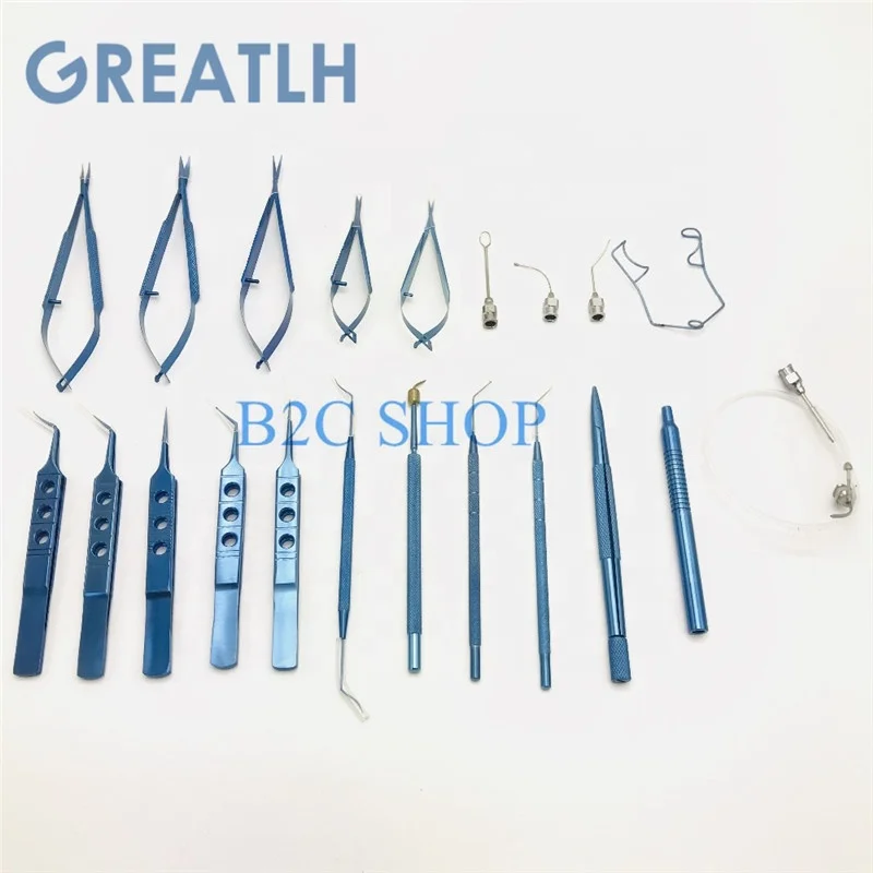 Cataract Set Titanium Cataract Surgery Instruments Set Ophthalmic