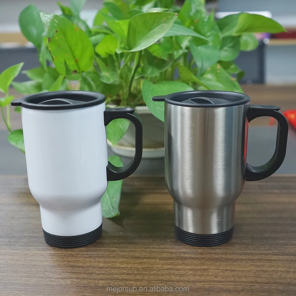 14oz Thermos Coffee Cup Stainless Travel Mug For Sublimation Print