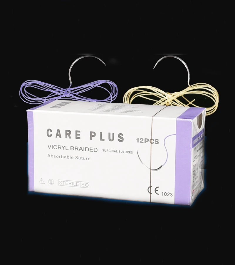 Disposable Veterinary Medical Surgical Absorbable Polyglycolic Acid Pga