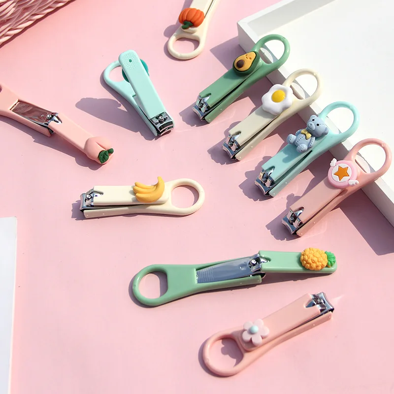 High Quality Baby Cute Cartoon Nrotary Nail Clipper With Plastic Handle ...