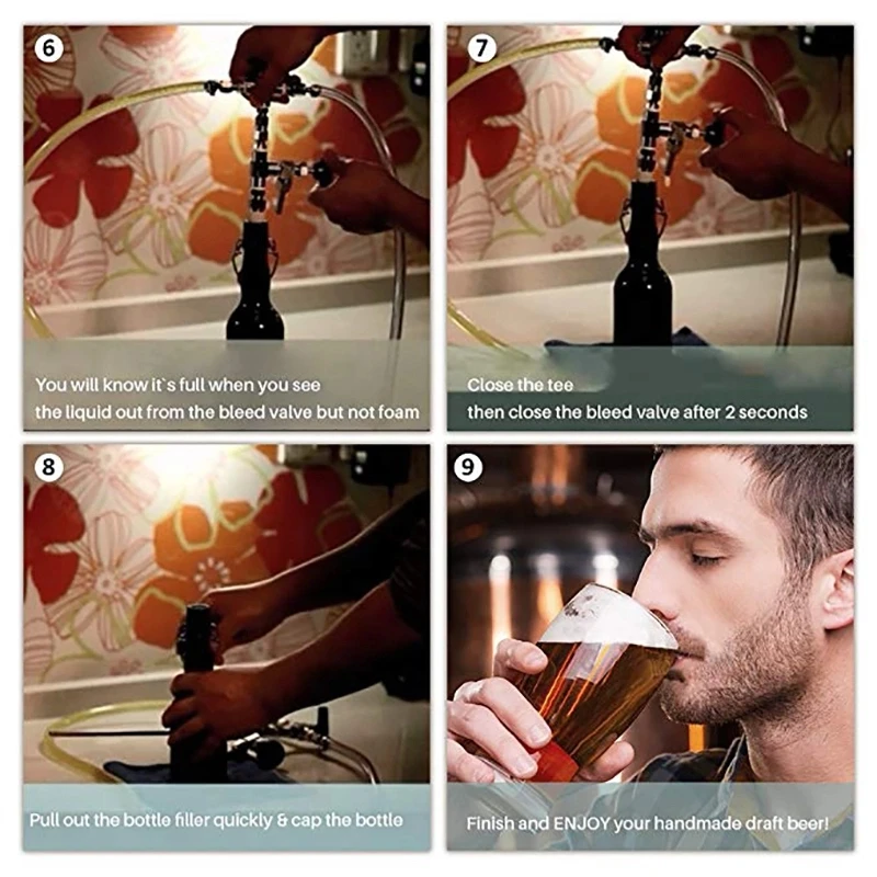 Stainless Steel 304 Beer Gun Counter Pressure Beer Bottle Filler Buy Counter Pressure Beer