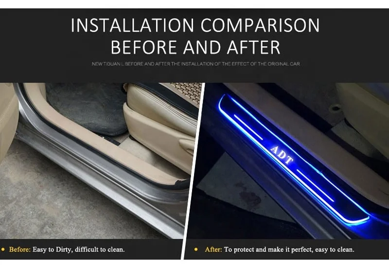 Wireless Wired Rgb Illuminated Streamer Dynamic Custom Car Logo