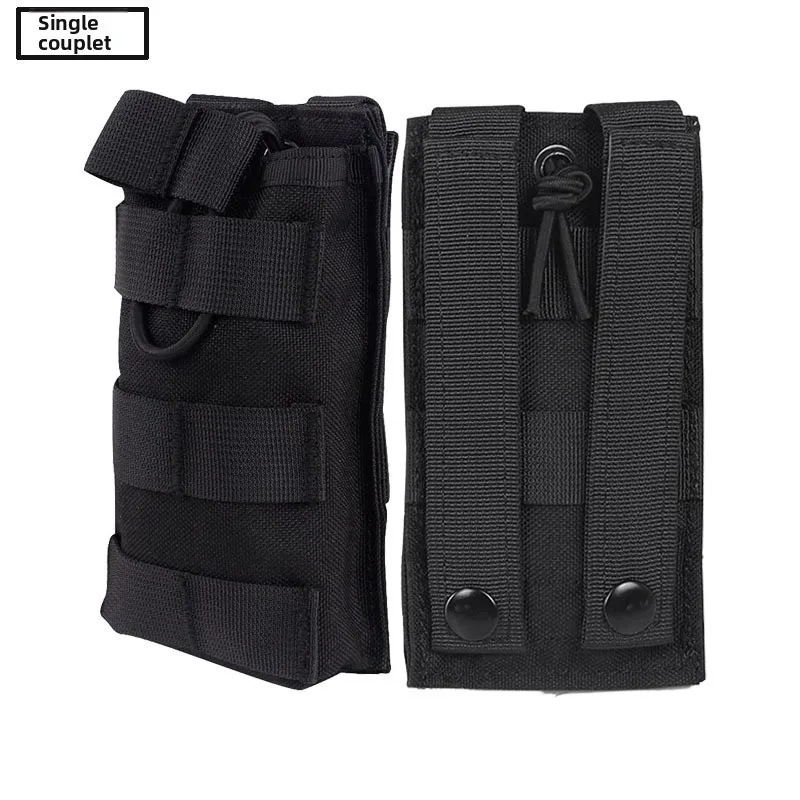 MOLLE Tactical Outdoor Walkie-Talkie Bag Radio System AR Magazine Pouch Hunting Accessories